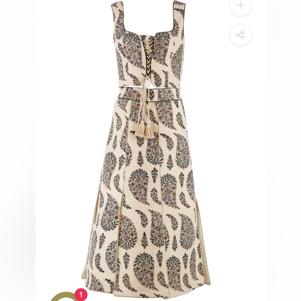 Boho Lace-Up Crop Top